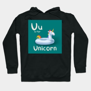 U is for Unicorn Hoodie